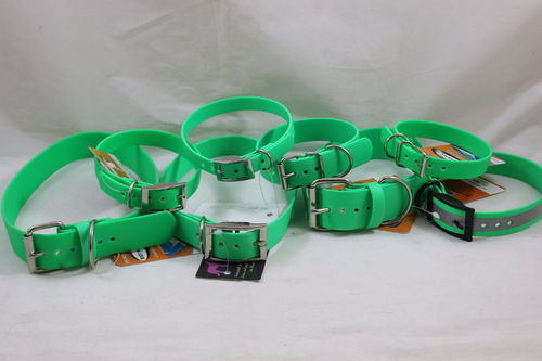 Sale Biothane Halsband Verstellbar Neongrün